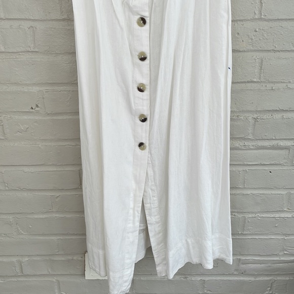 Free People Women’s String of Hearts White Maxi Dress Size Small - Picture 6 of 9